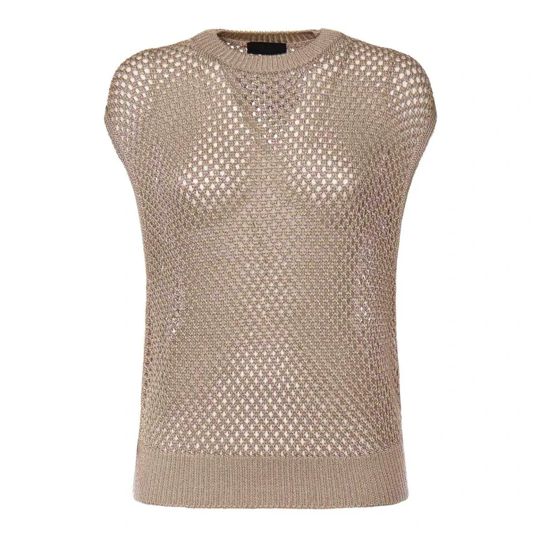 Dondup Pull Col Rond - Beige
