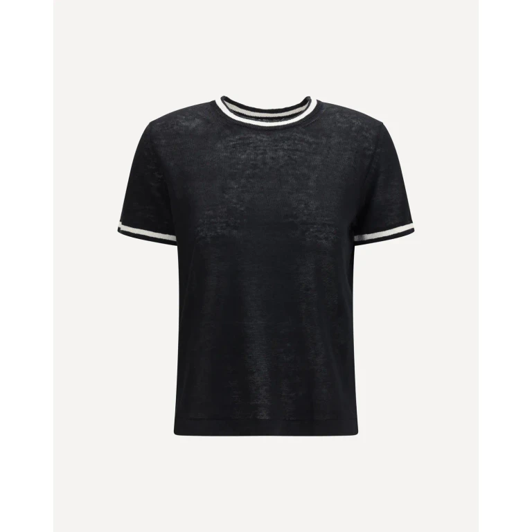 'S MAXMARA Linen knit T-shirt Female M