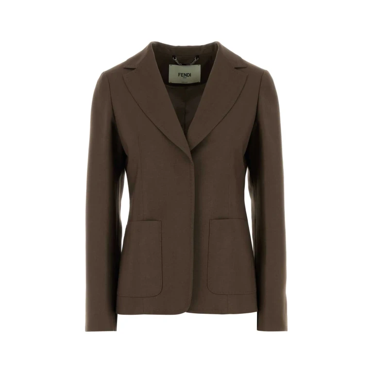 Fendi Single-breasted Tailored Blazer