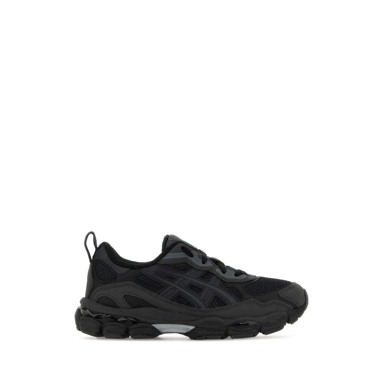 Asics Black Mesh And Synthetic Leather Gel-nyc Rgd Sneakers