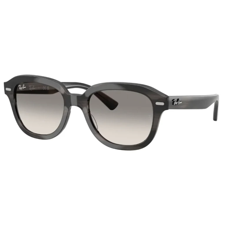 Ray Ban ERIK Clear Gradient Grey Square Unisex Sunglasses RB4398 140432 51