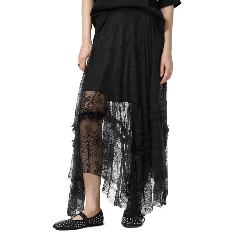 Allsaints Josie Lace Skirt