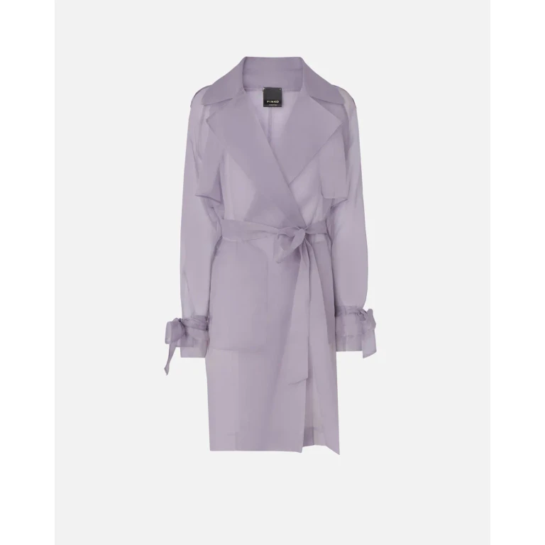 Pinko Trench en organza de soie