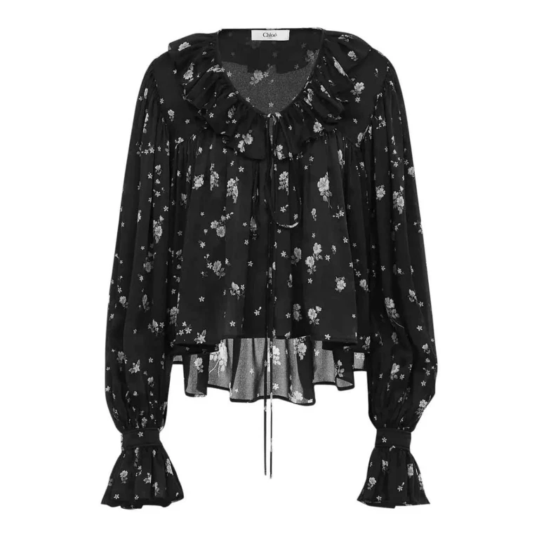 Chloe' Blouse - Noir