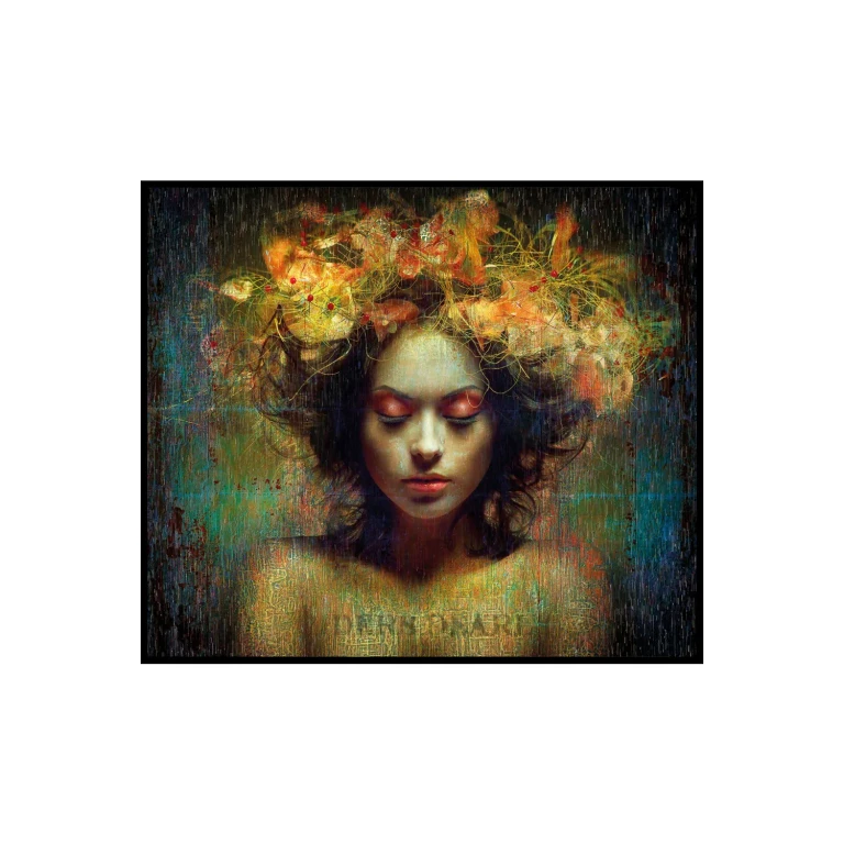 Woman With Floral Wreath Portrait | Andrew Martin Fuego