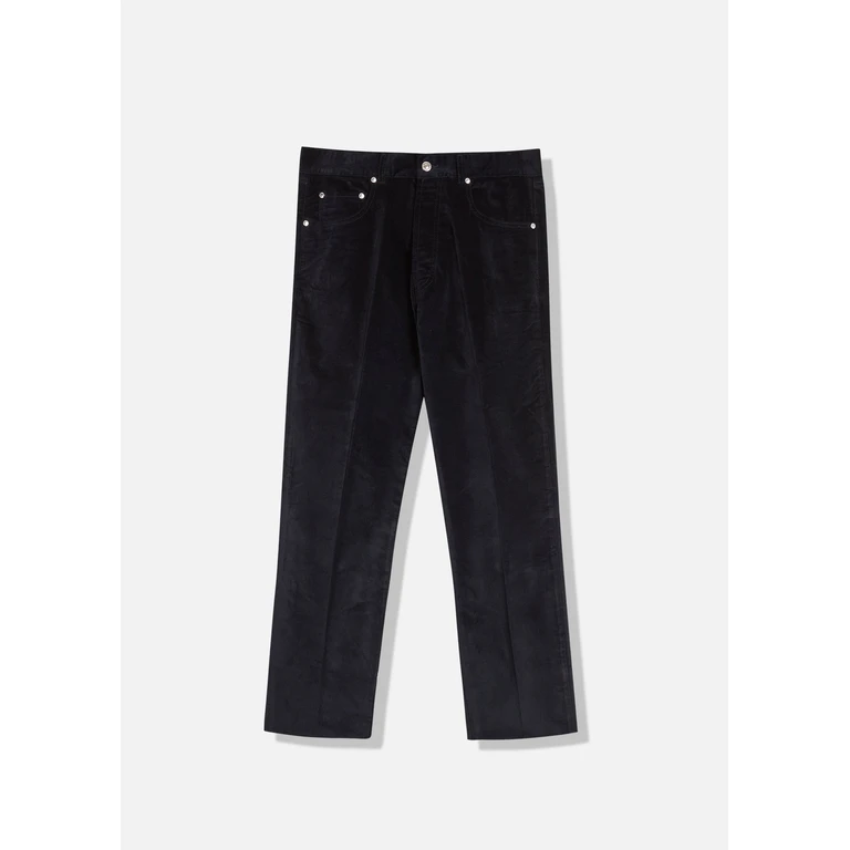 Doppiaa Aacero Cotton Velvet Trousers Navy - Unisex