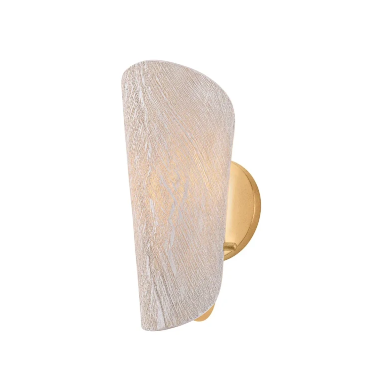 Vintage Gold Leaf Wall Sconce from the Ken Collection