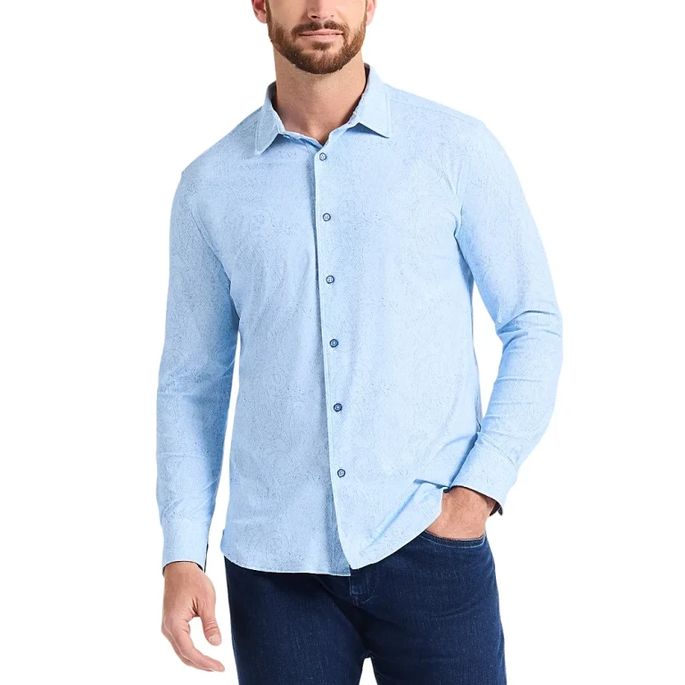 Robert Graham Thurston Knit Button Down Shirt