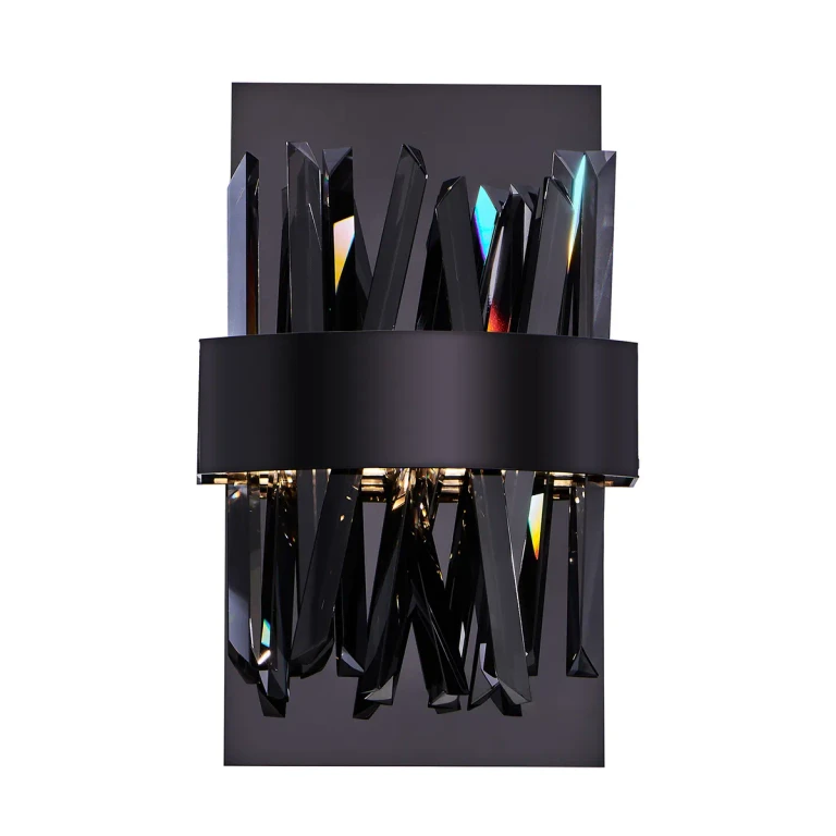Black Nickel LED Wall Sconce from the Glacier Collection