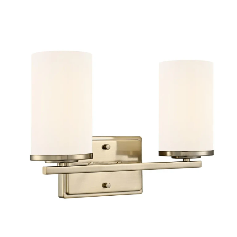 Modern Gold Bathroom Vanity Light from the Verlana Collection
