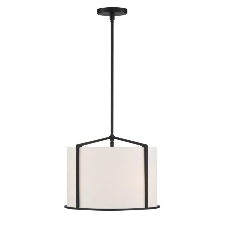 Carlyn 4-Light Pendant in Black