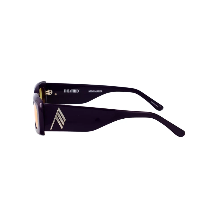 Mini Marfa - Black / Yellow Gold Sunglasses (ATTICO16C22SUN_C22)