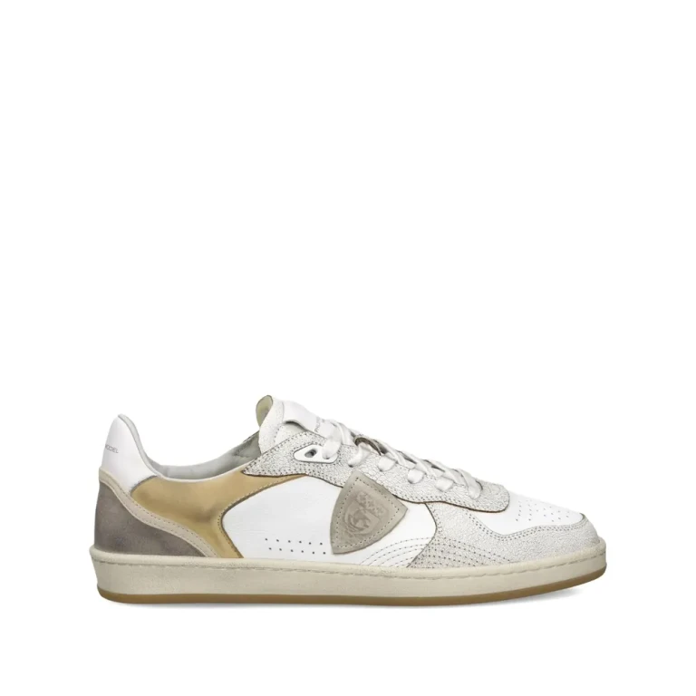 Philippe Model Leather Panel Sneakers