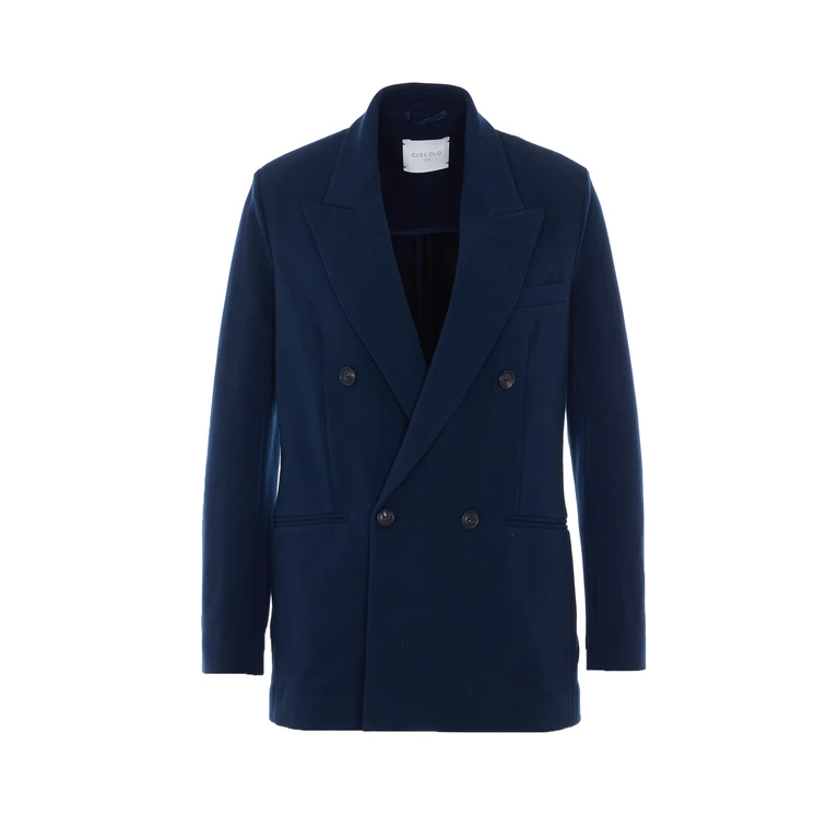 Circolo 1901 Jackets Blue Cotton - Women