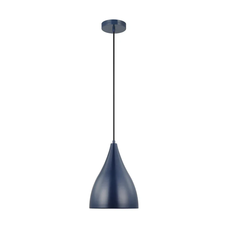 Navy One Light Pendant from the Oden Collection