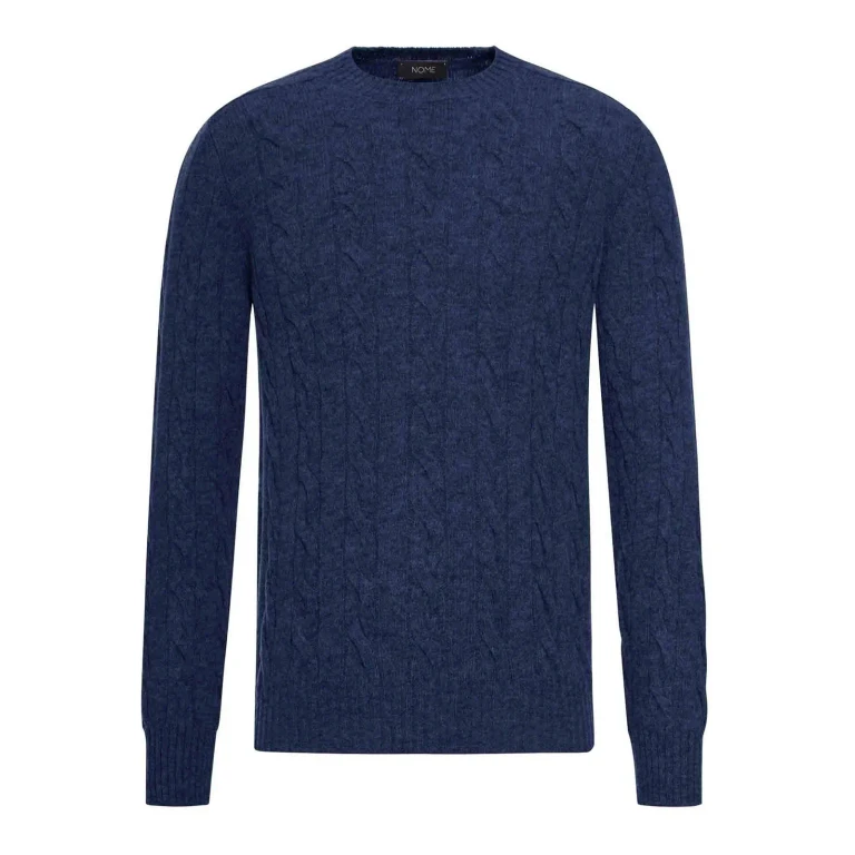 Nome Pull Col Rond - Bleu