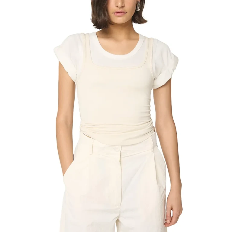 The Line by K Daqi Layered Look Top