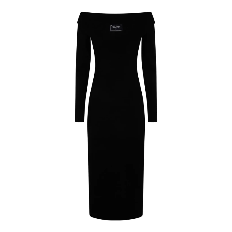 Balmain Maxi-Robe - Noir