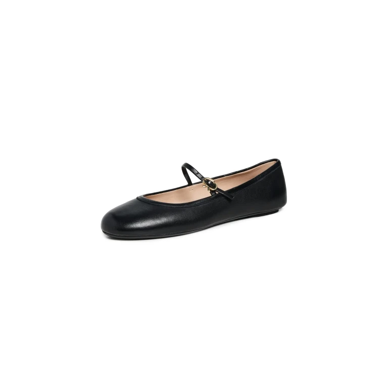 GIANVITO ROSSI Carla Nappa Silk Washed Ballerina
