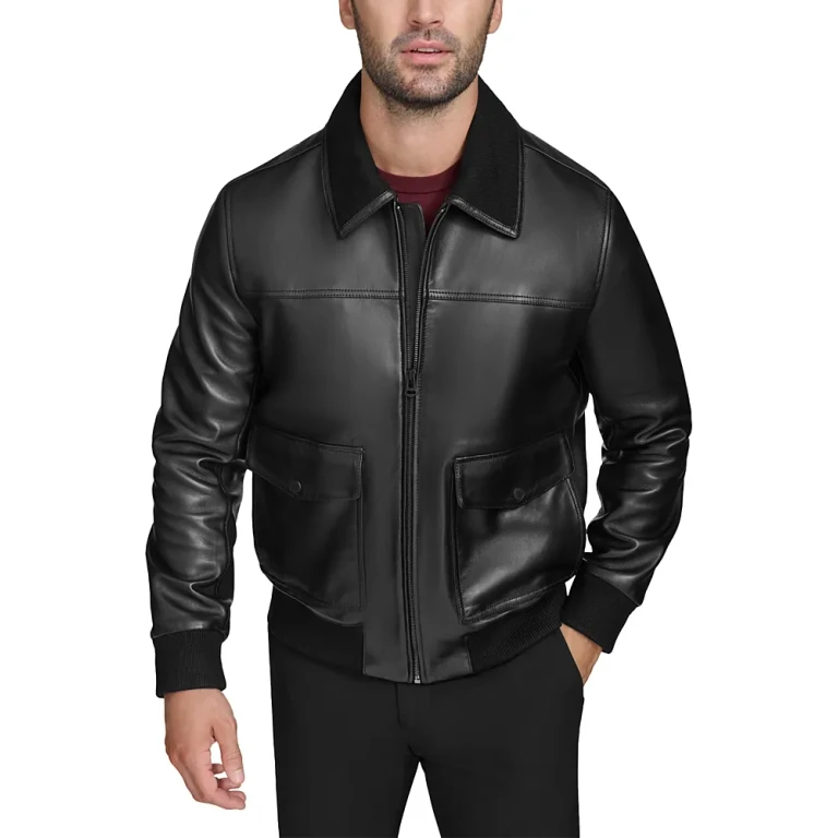 Cole Haan Luxe Leather Jacket