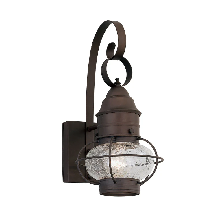 Rustique One Light Wall Lantern from the Nantucket Collection