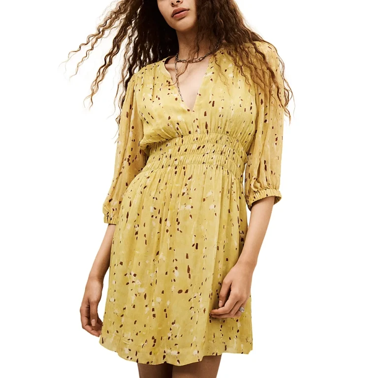 ba & sh Kanissa Smocked Waist Dress