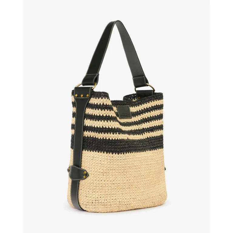 Sac Bayia - Femme - Noir Et Naturel - Isabel Marant