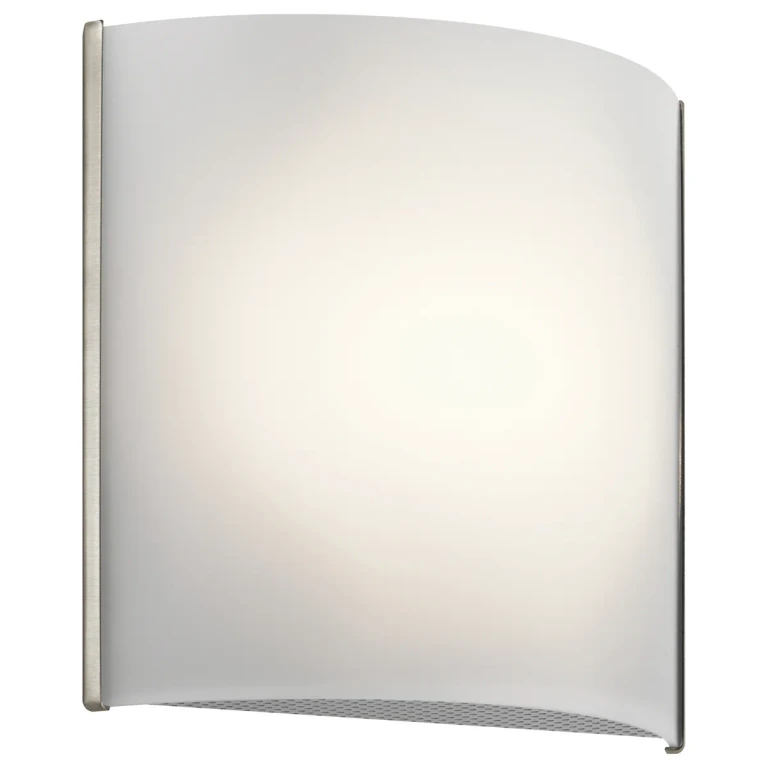 Brushed Nickel LED Wall Sconce from the No Family Collection