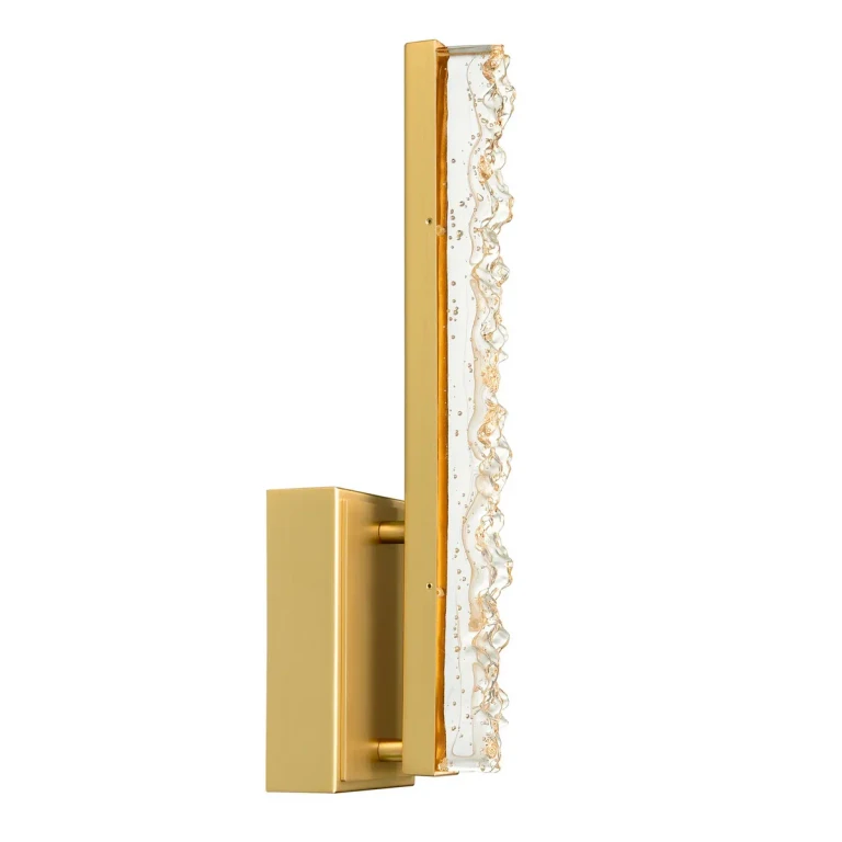 Brass LED Wall Sconce from the Stagger Collection
