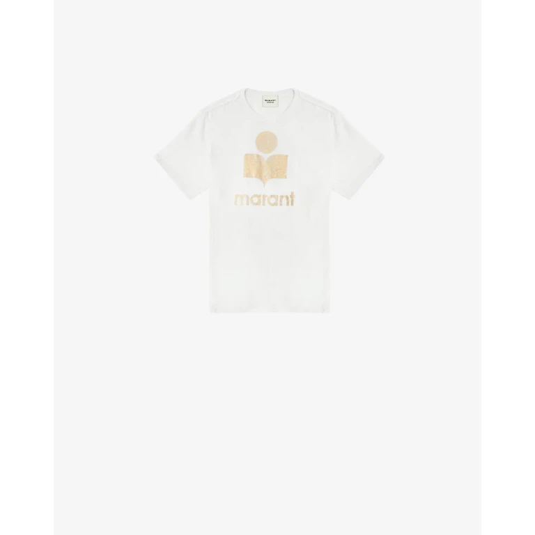 T-shirt Zewel - Femme - Blanc-doré - Taille XS - Marant Étoile