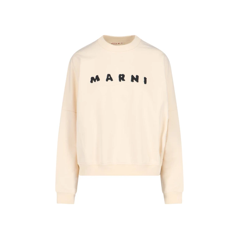 Marni Sweaters White Organic Cotton - Women