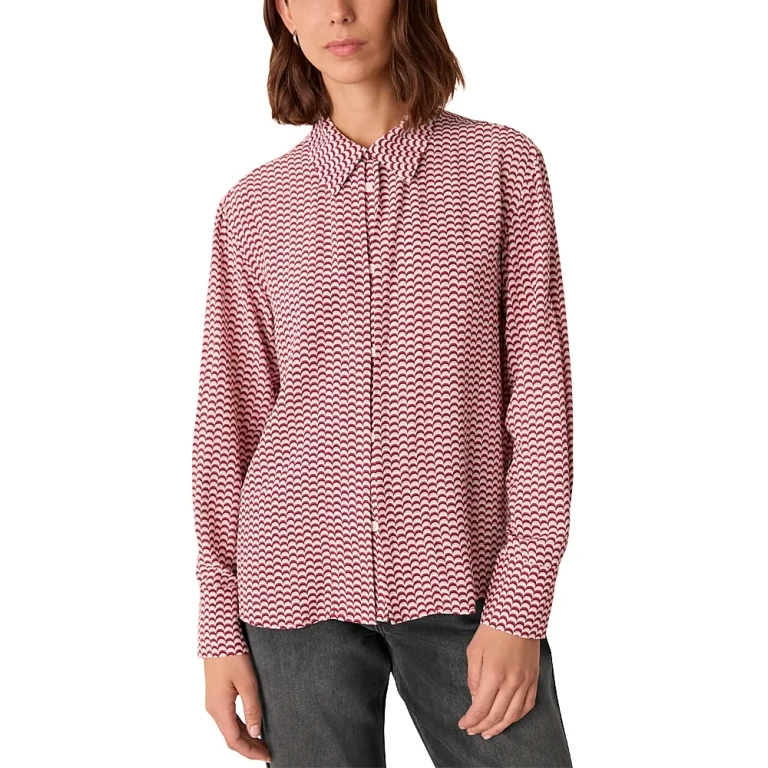 Whistles Geometric Print Shirt