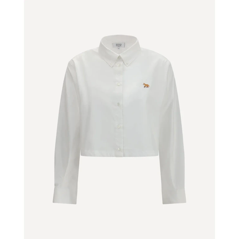 MAISON KITSUNÉ Baby Fox Cropped Shirt Female 38