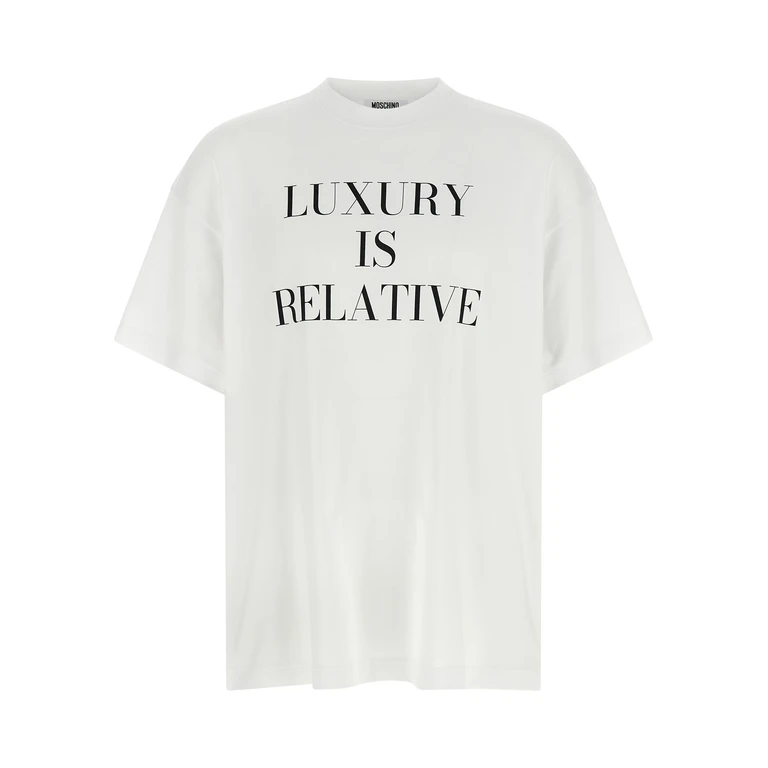 Moschino White Cotton T-Shirt - Women