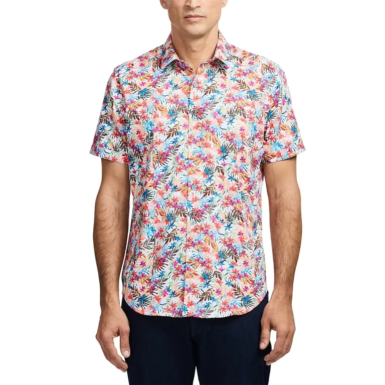 Robert Graham Floral Short Sleeve Woven Shirt