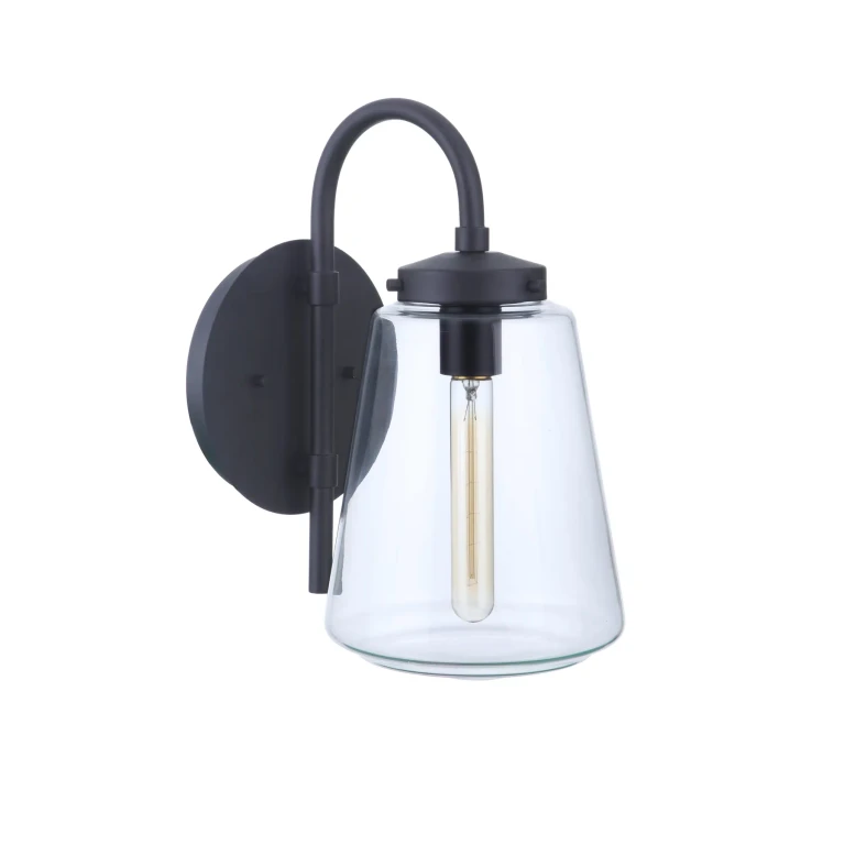 Midnight One Light Outdoor Wall Mount from the Laclede Collection