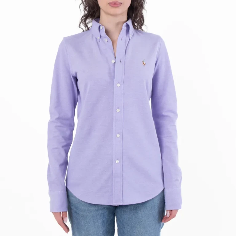 Polo Ralph Lauren Button-Front Cotton Pique Shirt