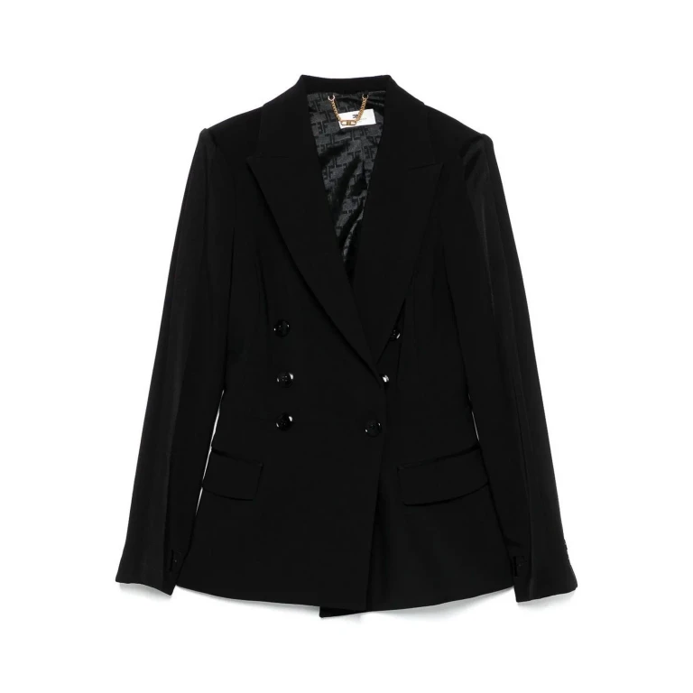 Elisabetta Franchi Veste Casual - Noir
