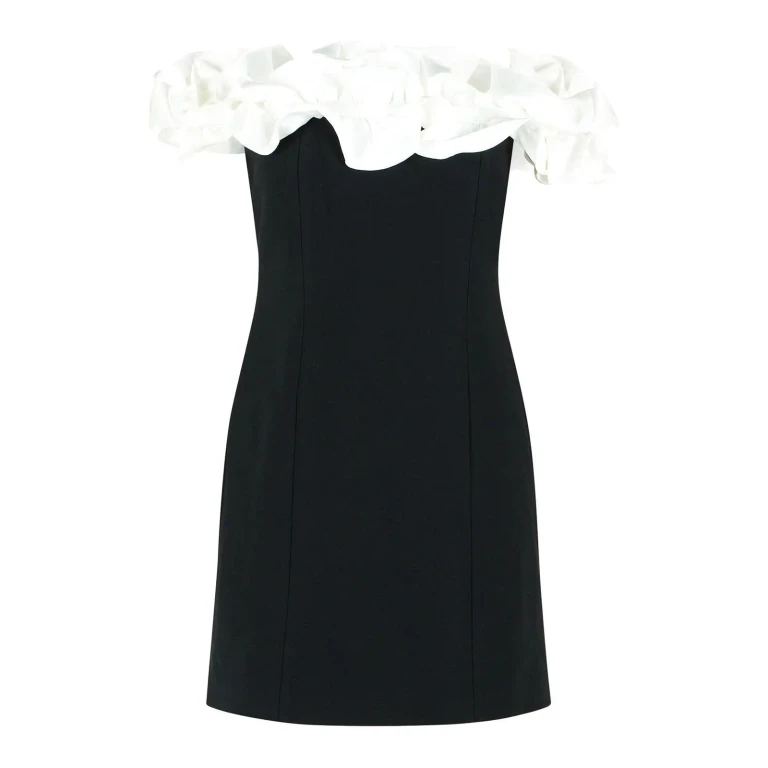 Rotate Birger Christensen Robe Courte - Noir