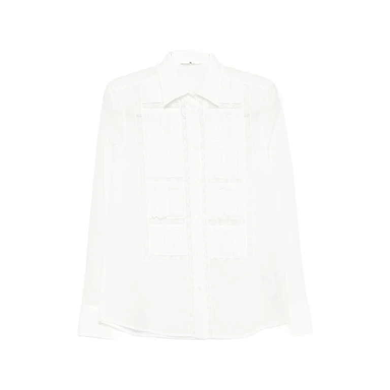 Ermanno Scervino Shirts Bianco Cotton - Women