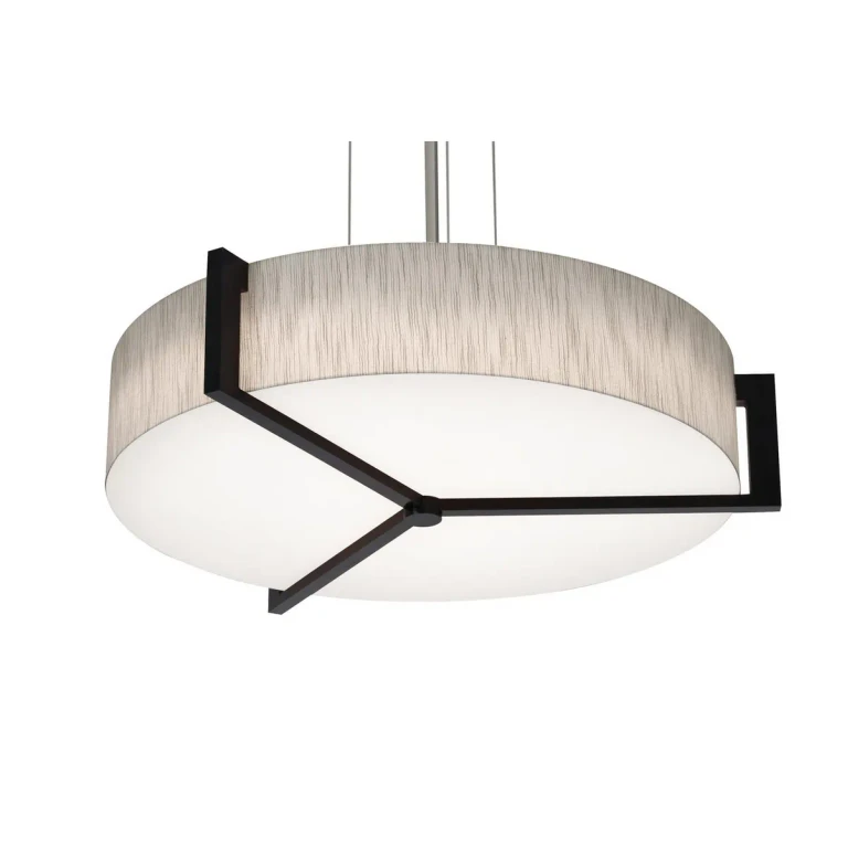 Apex LED Pendant in Satin Nickel