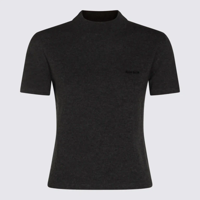 Miu Miu Grey Cashmere Knitwear