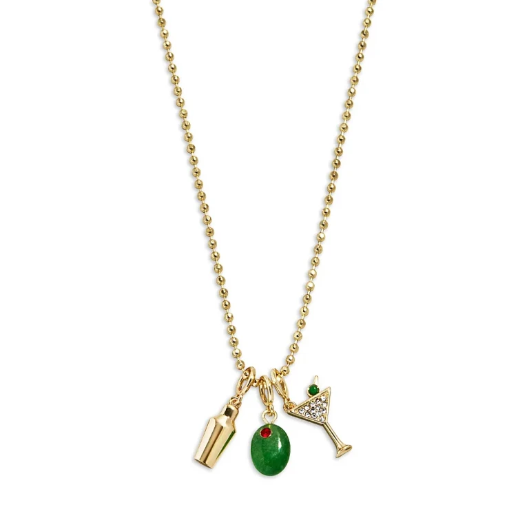Baublebar Pimento Memento Charm Necklace, 24