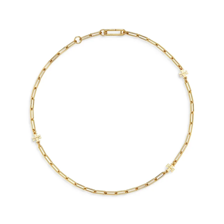 Tory Burch Good Luck Chain Necklace, 18