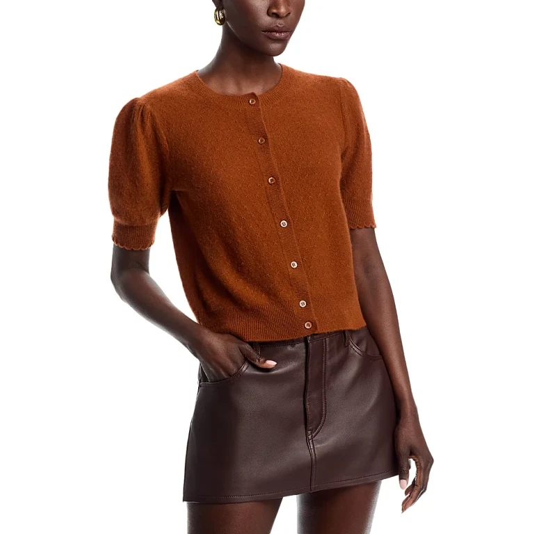 Frame The Cashmere Pointelle Cardigan