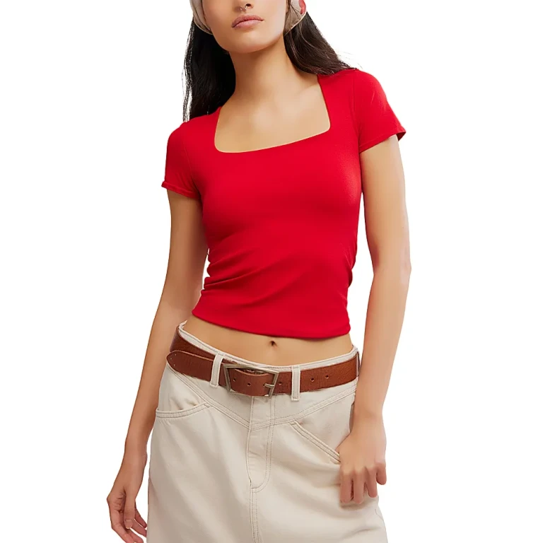 Free People Sunfade Clean Lines Tee
