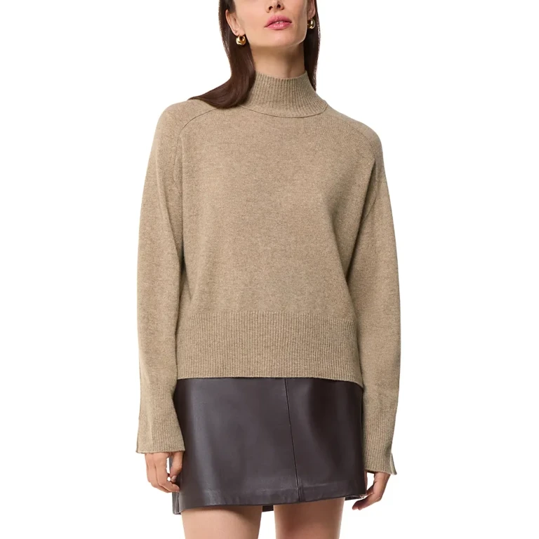Whistles Cashmere Funnel Neck Sweater