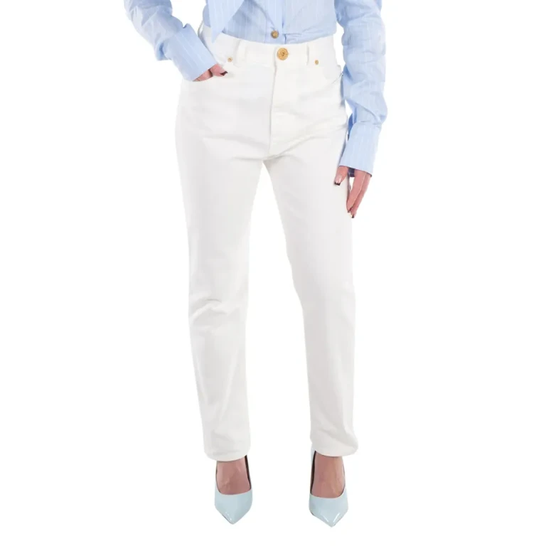 Balmain High Waist Slim Fit Jeans