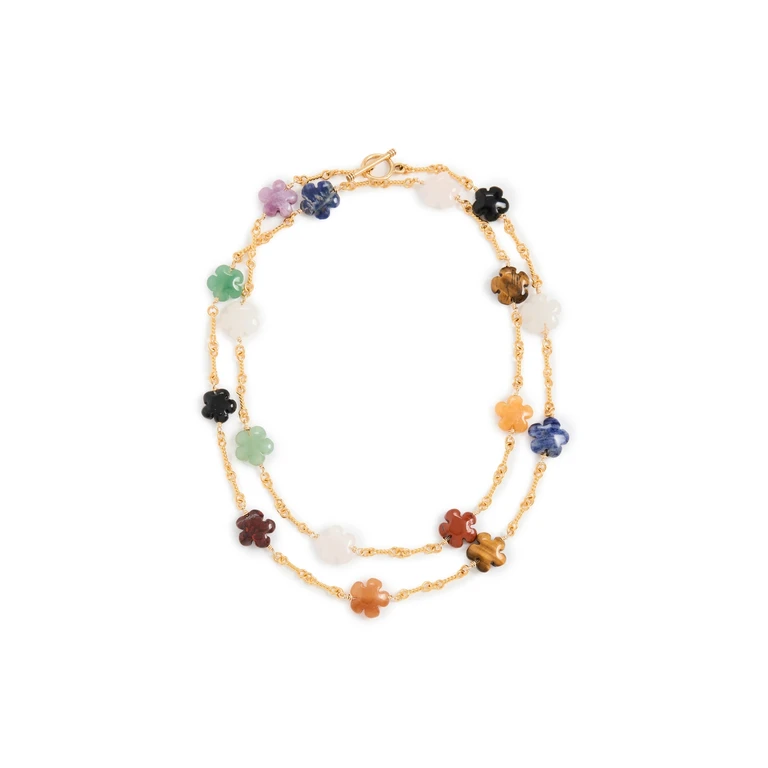 Brinker + Eliza Lana Necklace Gemstone Multi One Size
