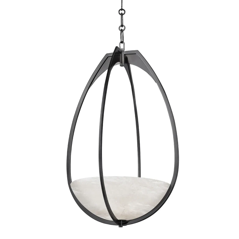 Black Nickel LED Pendant from the Lloyd Collection